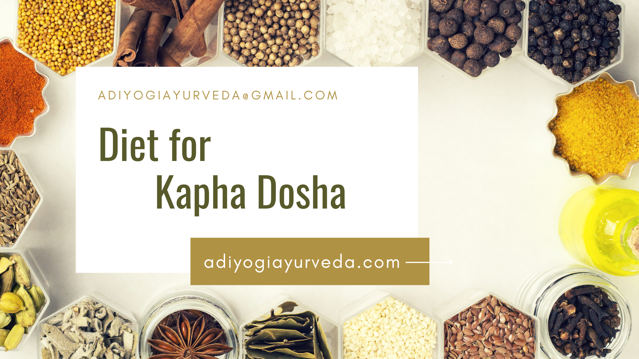 Diet for Kapha Doṣa Type